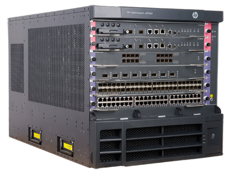 HPE 12504 JC654A 100GbE SDN core chassis switch image